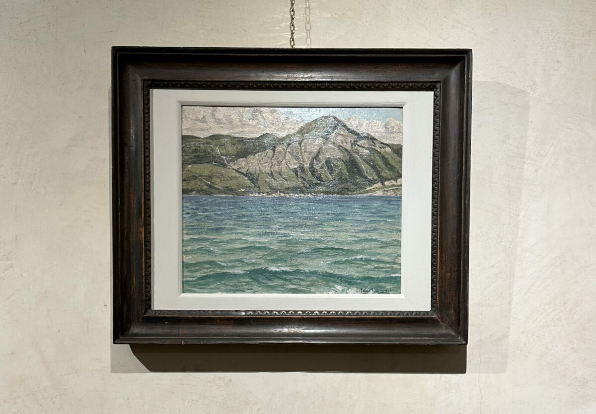 Ettore Vitturi dipinto 1926 lago di garda paesaggio arte pittori veronesi dall'oca bianca