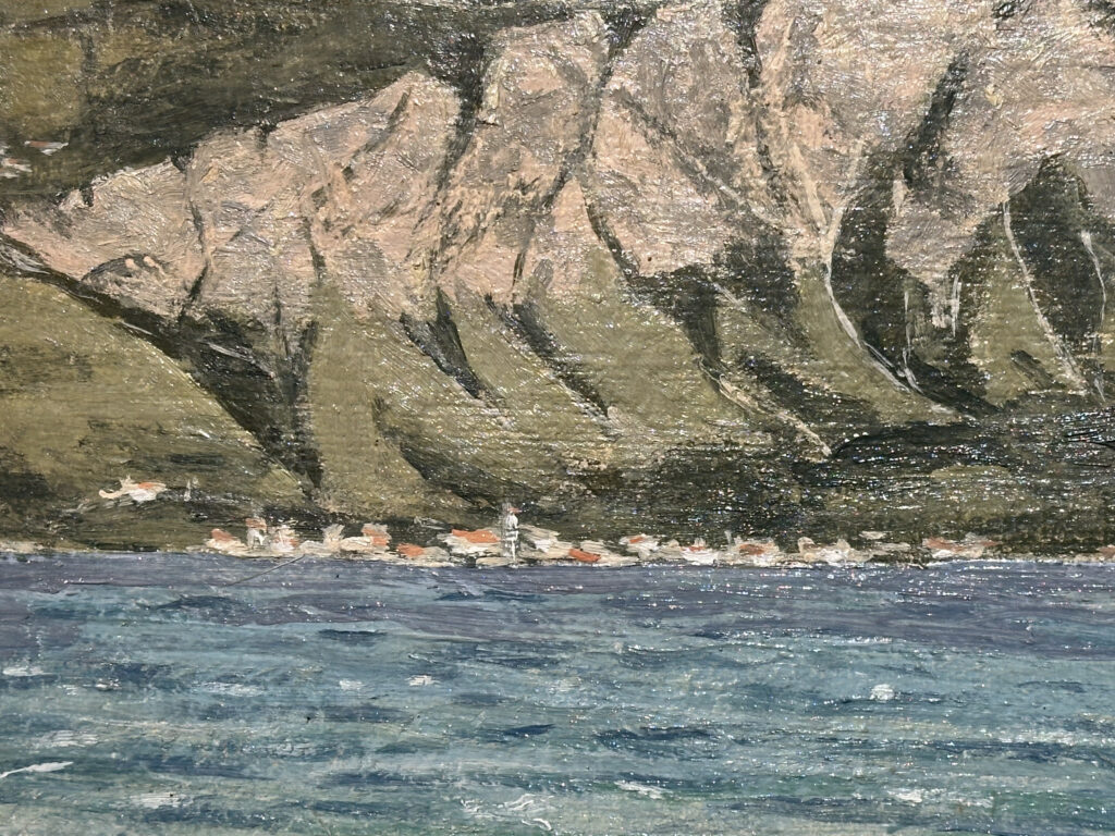 Ettore Vitturi dipinto 1926 lago di garda paesaggio arte pittori veronesi dall'oca bianca